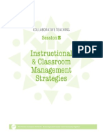 Instructional & Classroom Management Strategies: Session E