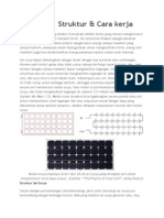 Sel Surya - Struktur & Cara Kerja