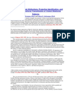 Silverman, R.C. and Lieberman, A.F. (1999) - Negative Maternal Attributions, Projective Identification, and The Intergenerational Transmission of Violent Relational Patterns.