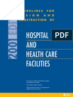 Guidelines for Design Healthcare Facility 2001 Guidelines