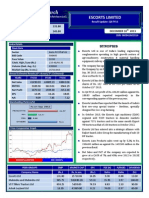 Firstcall- Escorts Ltd -eRr Group- Result Update