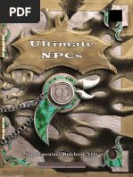 MGP9013 - 3.5E Ultimate NPCS, Supplementary Rulebook XIII | PDF ...