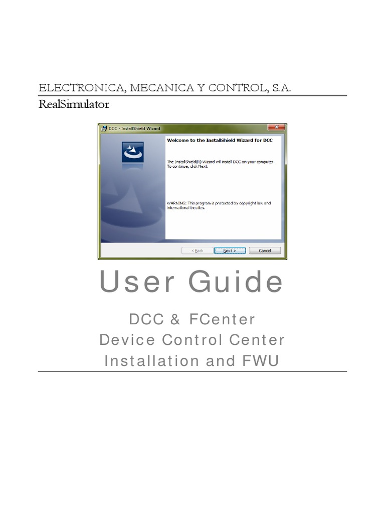 Dcc User Guide Pdf Installation Computer Programs Icon Computing