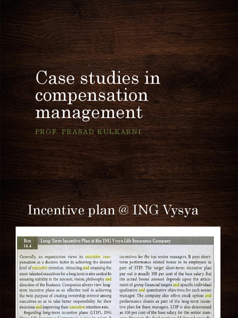 Compensation Management Case Studies | PDF