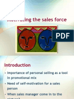 Motivating The Sales Force