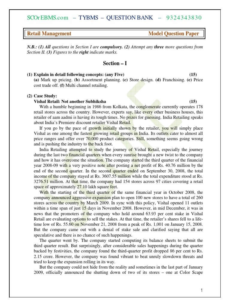 Importance of retailing essay picture