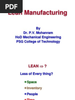 Lean Manufacturing & VSM