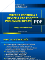 Interna Kontrola I Revizija