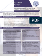 ISO 13053 Lead Implementer -Two Page Brochure