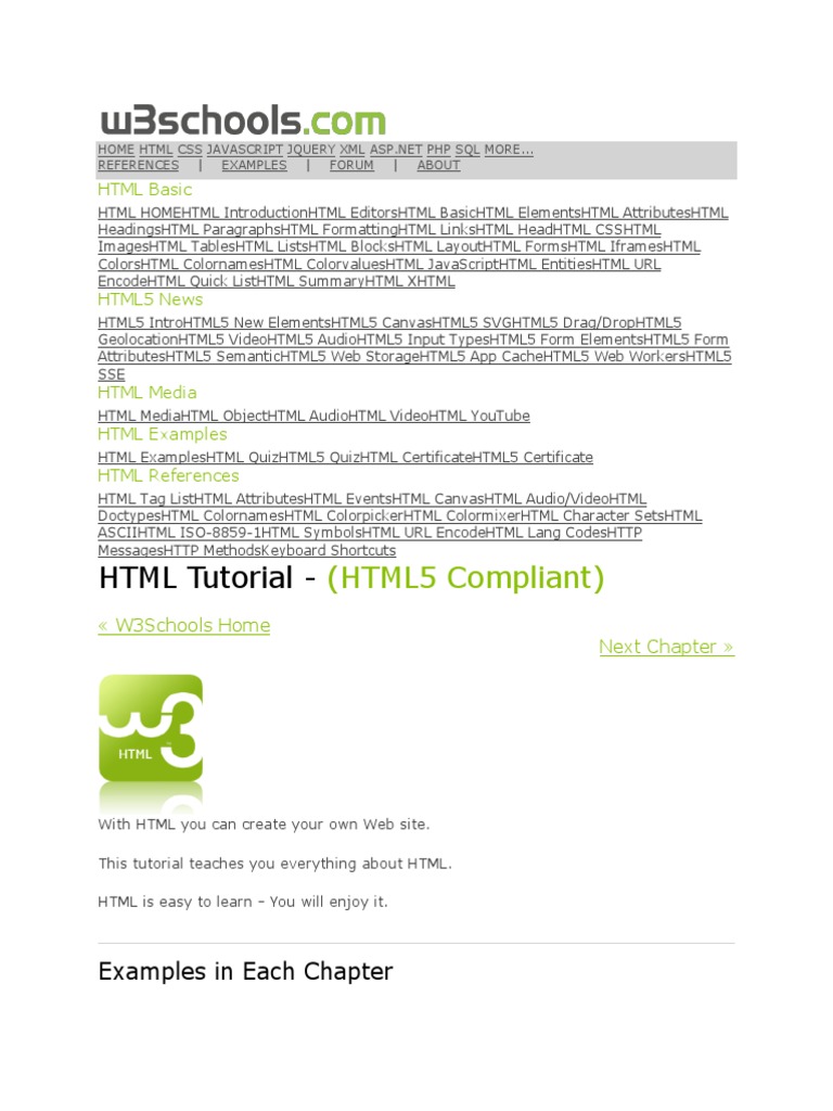 HTML New Info | PDF