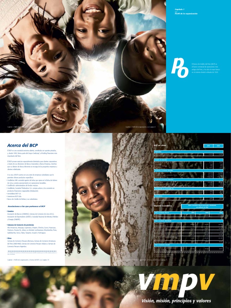 Misión, Visión y Valores del BCP | PDF | Sarbanes-Oxley | Perú