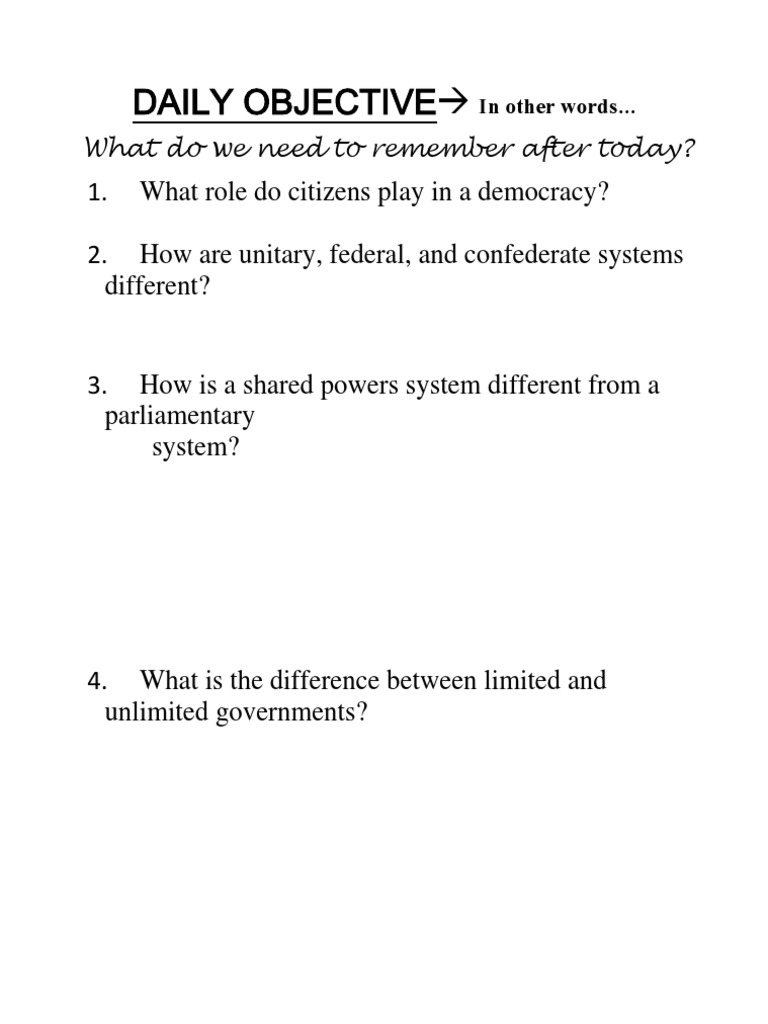 Democracy & Government Systems | PDF | Political Charters | Political ...