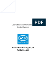 Users Manual of RDC6332G Control System