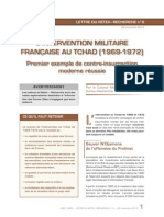 Goya, Michel - L'intervention Militaire Française Au Tchad (1969-1972) - Premier Exemple de Contre-Insurrection Moderne Réussie - Lettre Du Retex - Recherche N°6, 2013.11.28