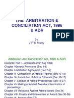 The Arbitration & Conciliation Act - D
