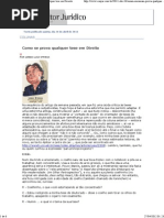 Conjur - Senso Incomum- Como Se Prova Qualquer Tese Em Direito - 26.04.2012