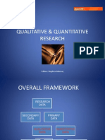 Quantitative vs Qualitative Research