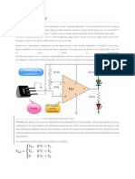 LM35 Temperature Sensor Circuit Activates LEDs at Thresholds