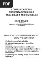 Communication & Presentation Skills: Oral Skills & Spoken English