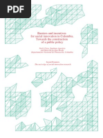 Download Barriers and incentives for social innovation in Colombia Towards the construction of a public policy by Nesta SN191841217 doc pdf