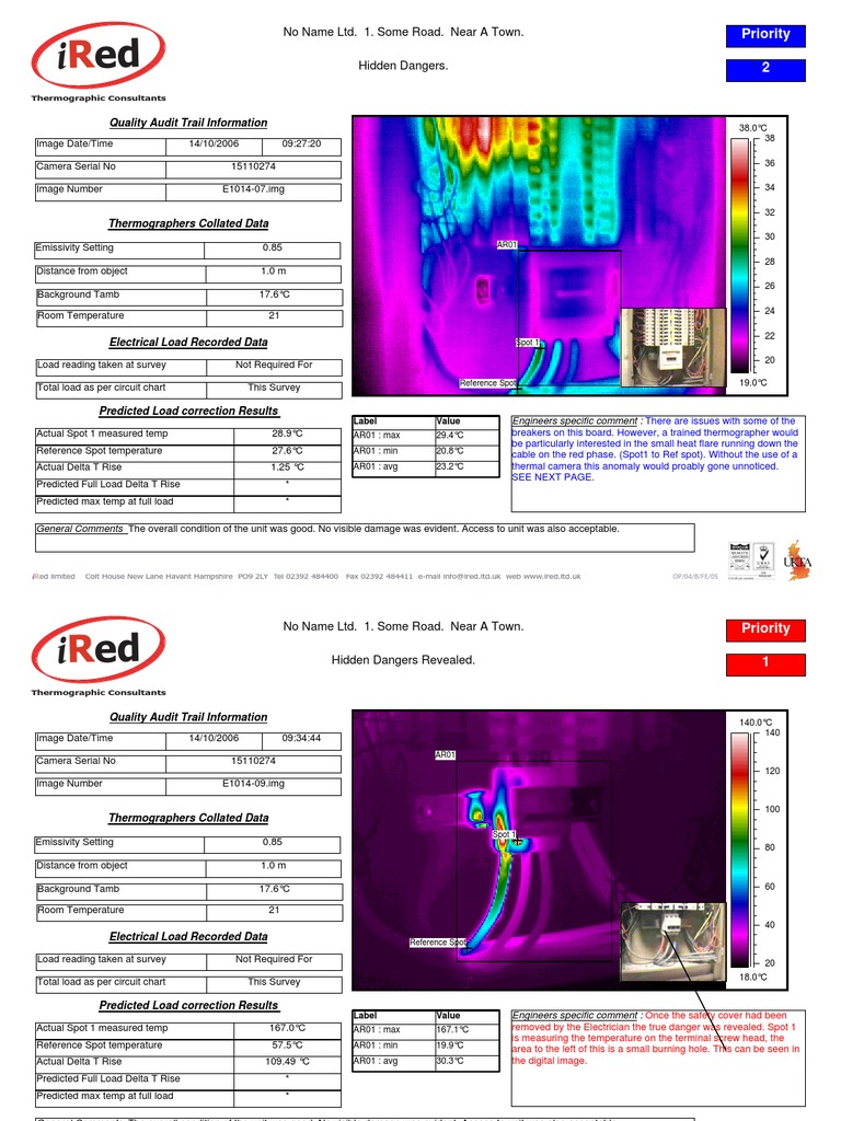 Thermographic Survey Analysis Report | PDF | Thermography | Applied And ...