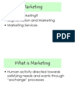 Marketing: What Is Marketing? Segmentation and Marketing Marketing Services