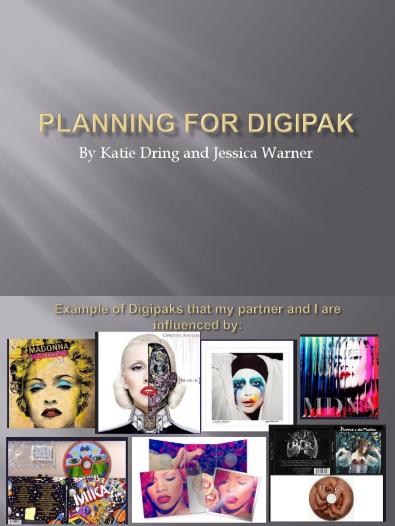 Planning For Digipak | PDF | Leisure | Entertainment (General)