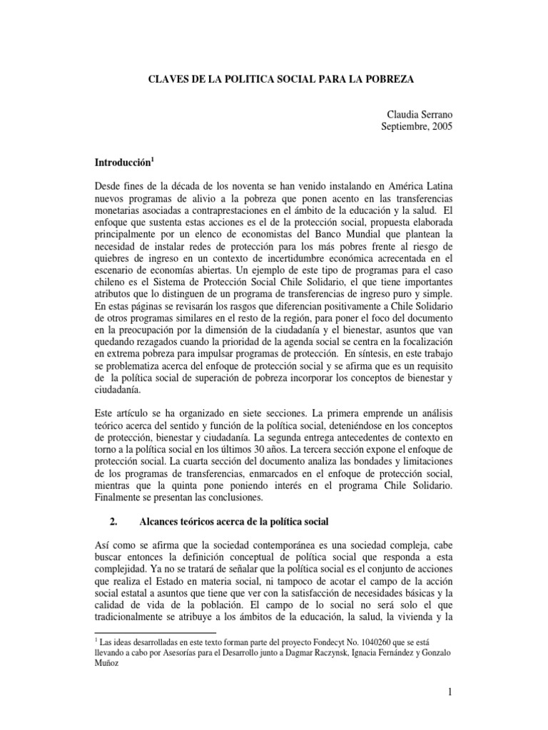 Causas de la pobreza en América Latina | PDF | Politica social | Pobreza