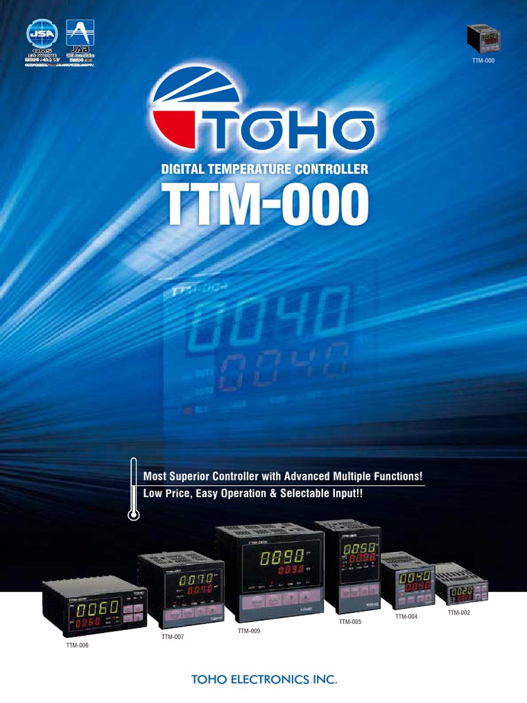 TTM-004 Temperature Controller Manual | PDF | Filter (Signal Processing ...