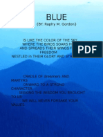 BLUE Poem