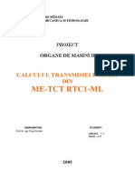 Calculul Transmisiei Format Din ME-TCT RTC1-ML