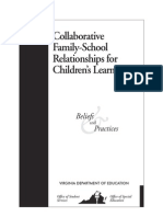 Collaborative Family School Relationships