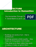 ARCHITECTURE Introduction To Humanities