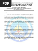 Download Analisis Perhitungan Daya Yang Dihasilkandari Kotoran Sapi Yang Diolah Menjadi Biogas Di Daerah Pinggiran Kota Batam by sharfina02 SN191903207 doc pdf