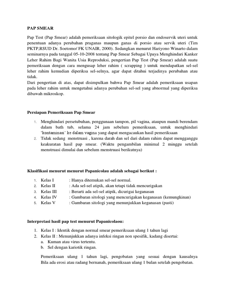 Pap Smear | PDF