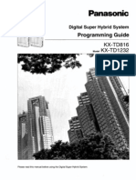KX-TD1232 Programming Manual