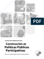 Construccion de Politicas Publicas Participativas