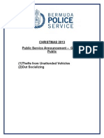 General Advisory Document 2013