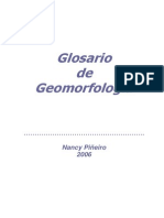 Glosario Geomorfología. Nancy Piñeiro