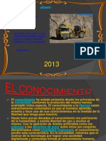 Conocimiento y Tipos de Conocimiento