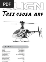 Download T-Rex 450SA Arf Manual by ritterd SN19192506 doc pdf