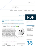 Academic Life in Emergency Medicine 52 Articles in 52 Weeks_ Landmark EM Articles 2013 - Academic Life in Emergency Medicine