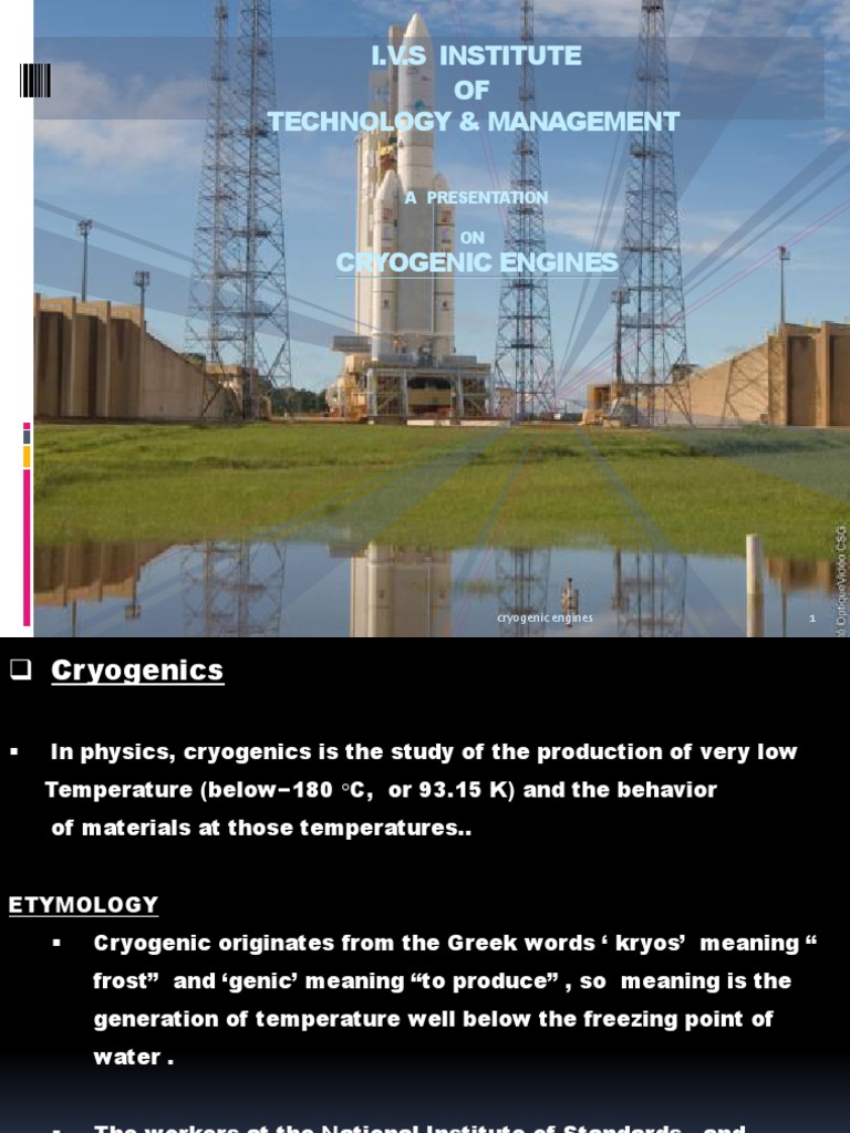 Overview of Cryogenic Engines | PDF | Cryogenics | Rocket Propellant