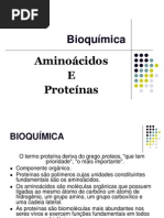 Aminoácidos e proteínas