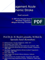Management Acute Ischemic Stroke: Rusdi Lamsudin