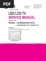 Led LCD TV: Service Manual