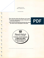 Newton Draft Manual April 1993