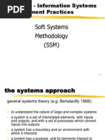 Soft Systems Methodology (SSM)