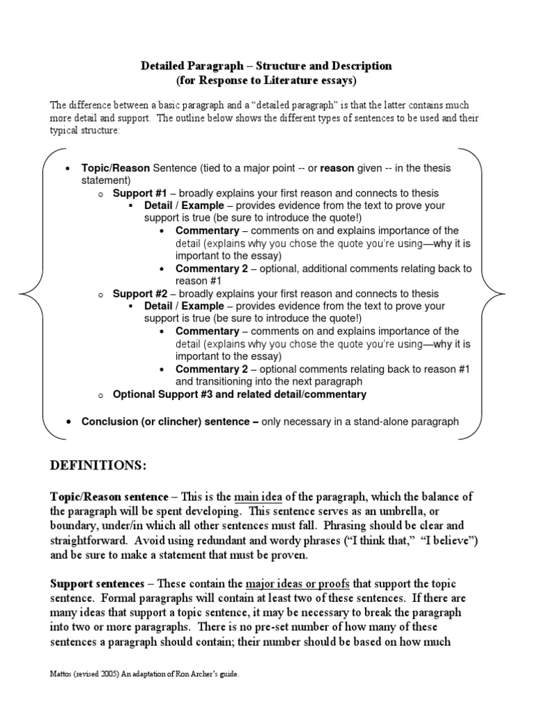 Detailed Paragraph | PDF | Essays | Paragraph