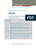 FA U2 A1 Actividad Formativa La Empresa Planeacion y Organizacion